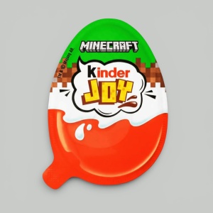 Шоколадное яйцо Kinder Joy Minecraft 20гр