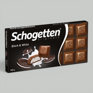 Шоколад молочный Schogetten Black & White 100гр