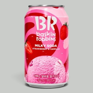 Напиток Baskin Robbins Клубника ваниль газ. 0,35л