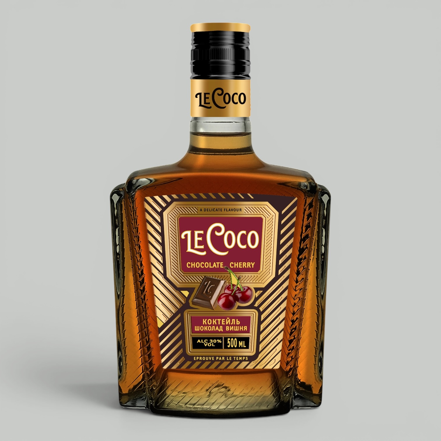 Ликер LeCoco Шоколад Вишня 0,5 л. 30%
