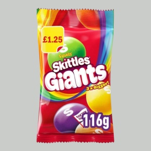 Жев.конфеты Skittles Giants Fruits 116гр