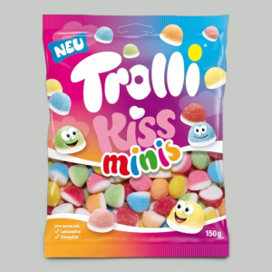 Мармелад жевательный Trolli Kiss Minis 150гр