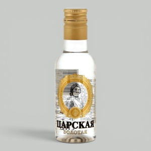 Водка Царская Золотая (ПЭТ) 0,05 л. 40%