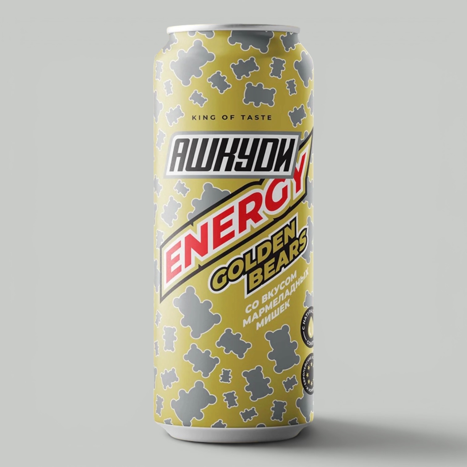 Энерг.напиток АШКУDИ Energy Golden Bears 0,45л