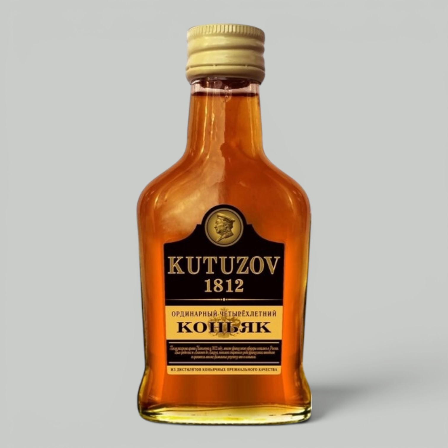 Коньяк Кутузов четырехлетний 0,1 л. 40%