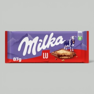 Шоколад молочный Milka Lu 87гр
