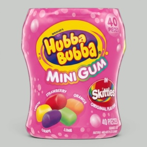 Жев.резинка Hubba Bubba Mini Gum Skittles 80гр