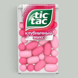 Конфеты Тик-Так Клубника 16гр