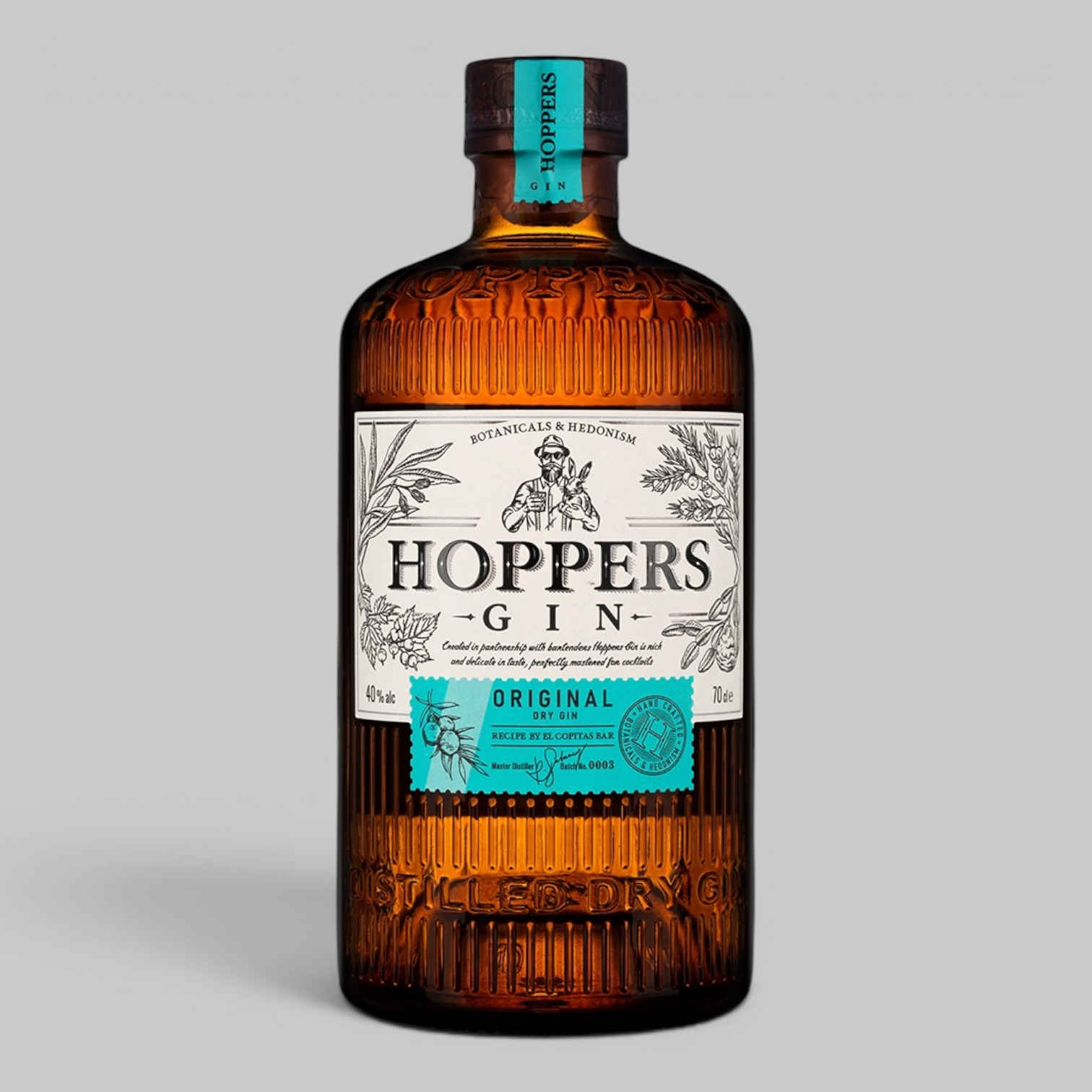 Джин Hoppers Original Dry 0,5 л. 40%