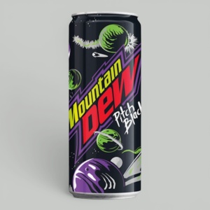 Напиток Mountain Dew Pitch Black газ. 0,33л