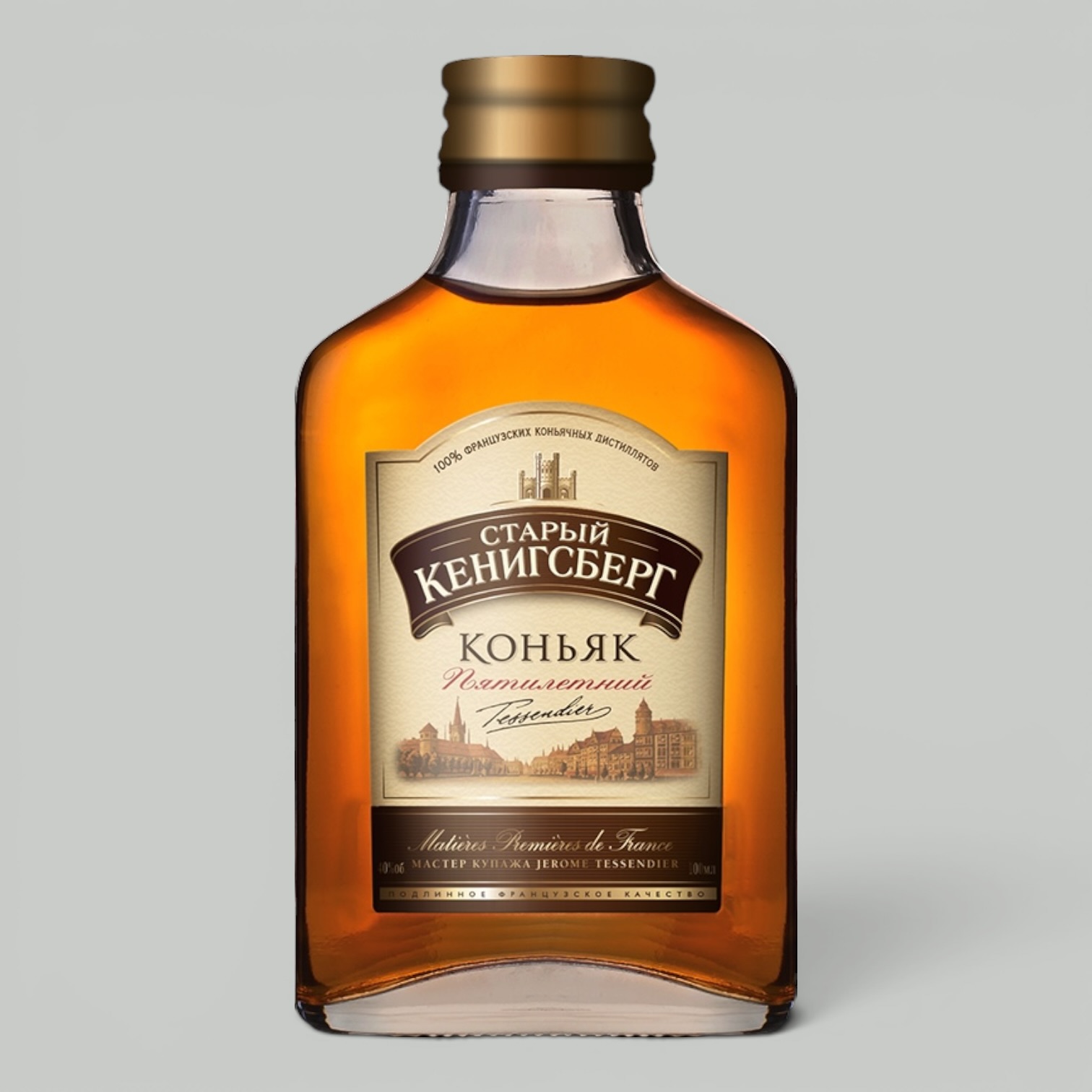 Коньяк Старый Кенигсберг пятилетний 0,1 л. 40%