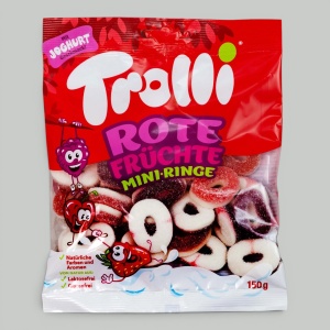 Мармелад жевательный Trolli Ягодные кольца 150гр