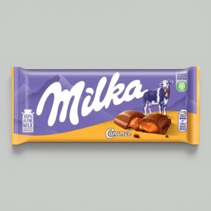 Шоколад молочный Milka Карамель 100гр 