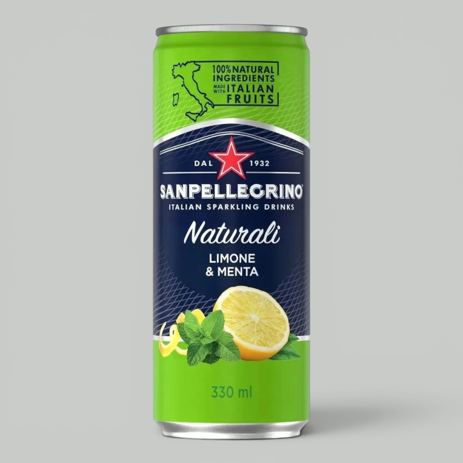 Напиток Sanpellegrino Лимон Мята газ. 0,33л