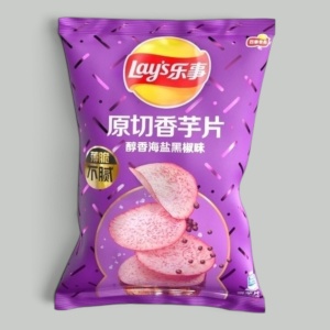 Чипсы картофельные Lay's Таро-морская соль-черный перец 60гр