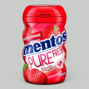 Жев.резинка Mentos Pure Клубника 60гр 