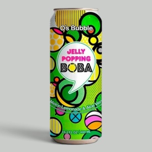 Напиток O's Bubble Gummy Boba Latte Дыня 0,47л