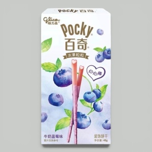 Палочки бисквитные Pocky Мороженое-черника 45гр