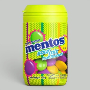 Жев.конфеты Mentos Sour Mix 120гр