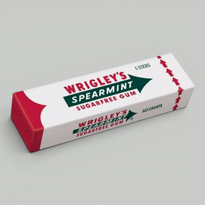 Жев.резинка Wrigley's Spearmint 13гр 