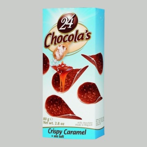 Чипсы шоколадные Chocola's Caramel&Salt 80гр