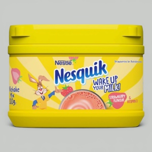 Молочный коктейль Nesquik Клубника 300гр 