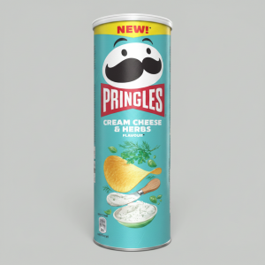 Чипсы картофельные Pringles Сливочный сыр - Травы 165гр
