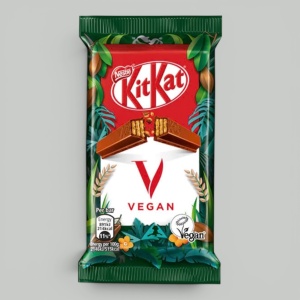 Батончик шоколадный KitKat 4 Fingers Веган 41,5гр