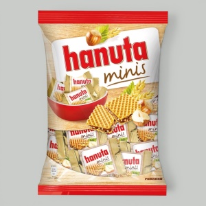 Печенье вафельное Hanuta Minis 200гр