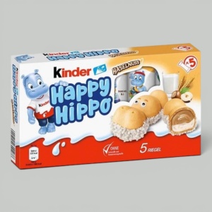 Печенье вафельное Kinder Happy Hippo Лесной Орех 103,5гр