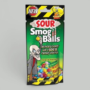 Леденцы Toxic Waste Smog Balls 85гр 