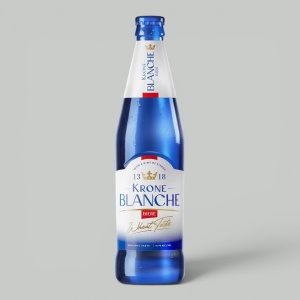 Пивной напиток Krone Blanche 0,45 л. 4,5% стекло
