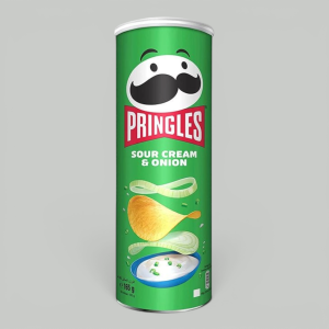 Чипсы картофельные Pringles Сметана и Лук 165гр