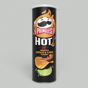 Чипсы картофельные Pringles Flame Чили и Лайм 160гр