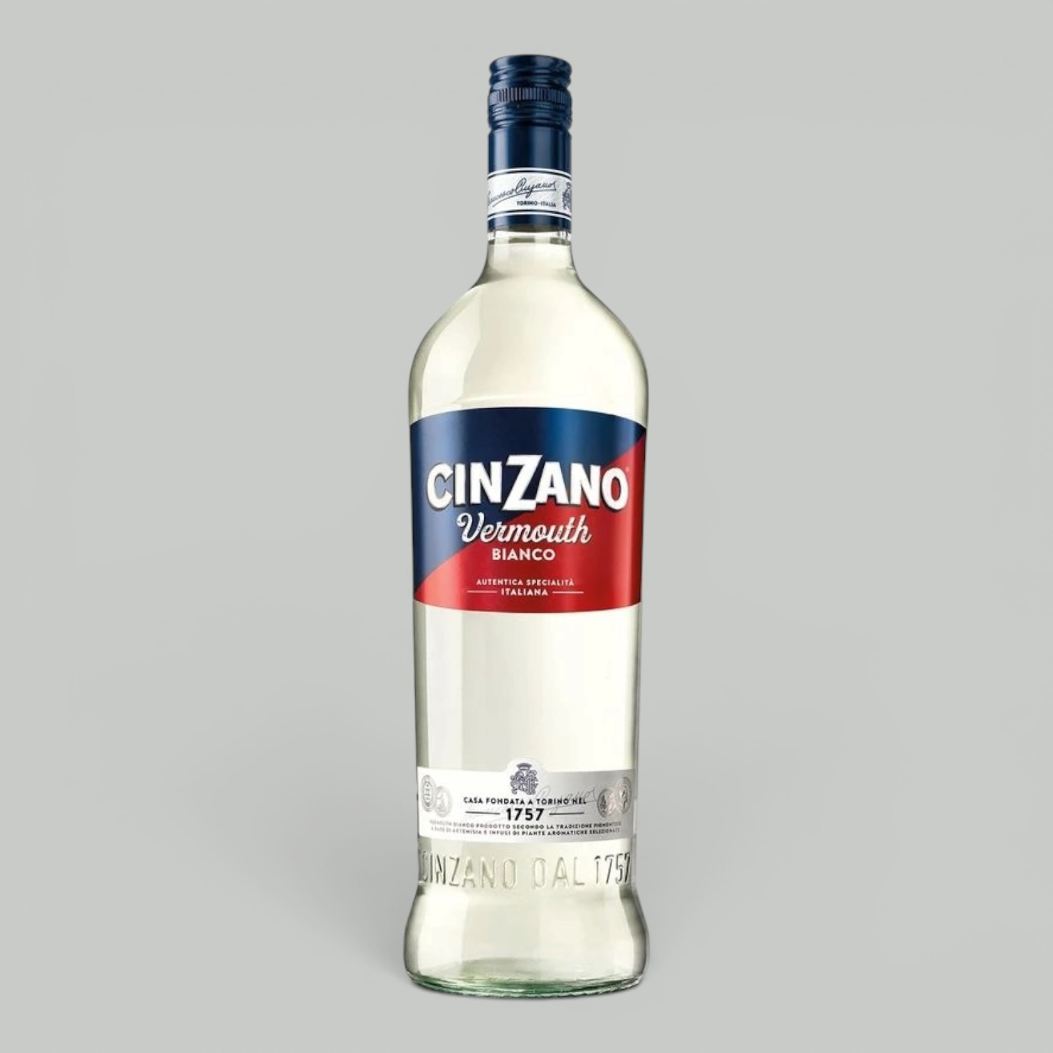 Вермут Cinzano Bianco белый сладкий 15%, 1л