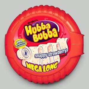 Жев.резинка Hubba Bubba Mega Long Клубника 56гр