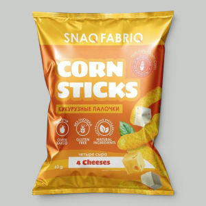 Кукурузные палочки SNAQ FABRIQ Четыре сыра 60гр