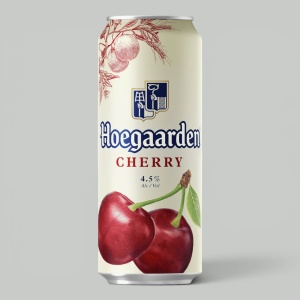 Пивной напиток Hoegaarden Вишня 0,45 л. 4,5% ж/б
