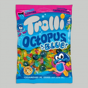 Мармелад жевательный Trolli Голубой осьминог 100гр