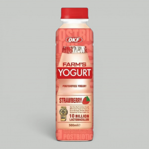 Напиток Farms Yougurt Strawberry 0,5л