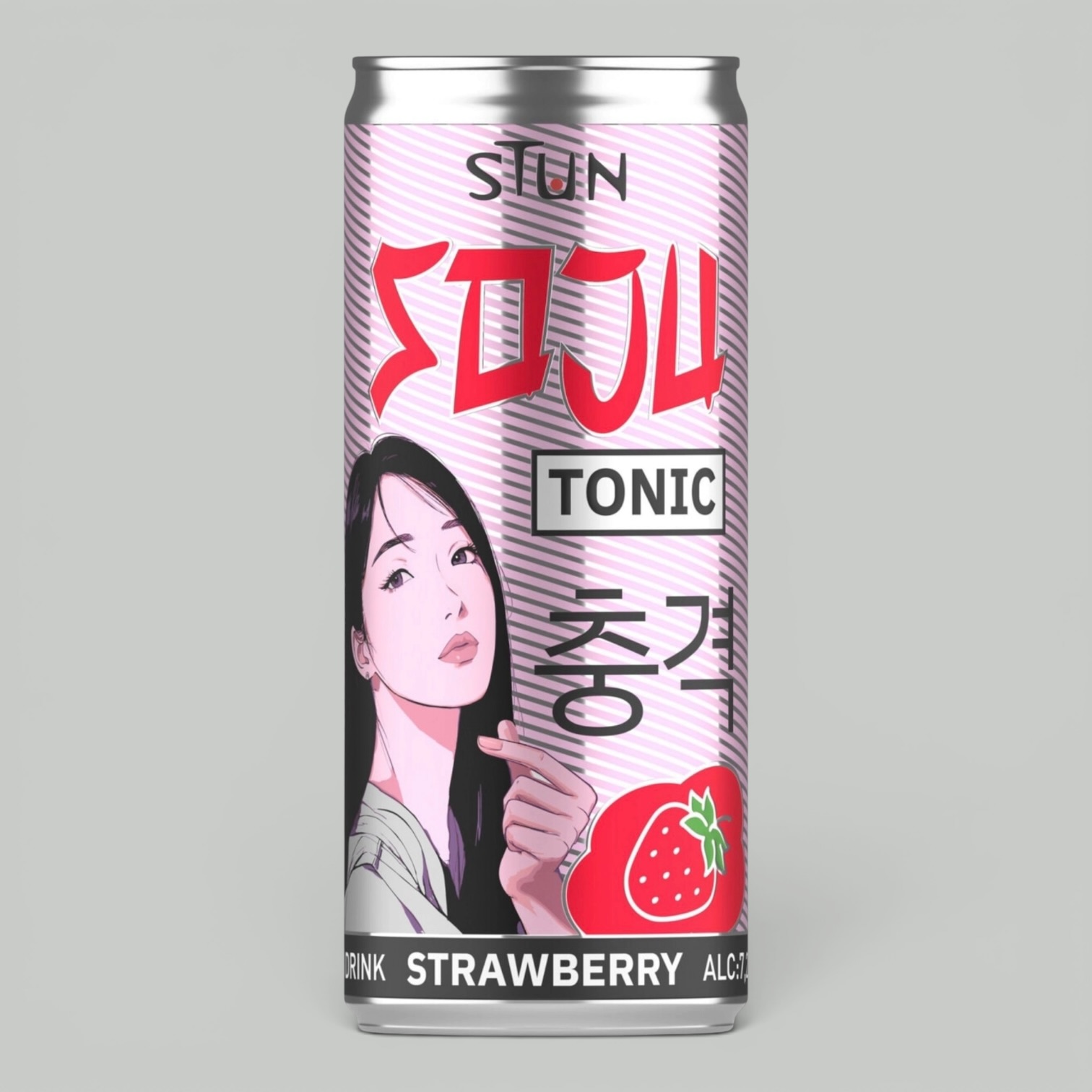 Аперитив Soju Tonic Клубника 0,25 л. 7,2%