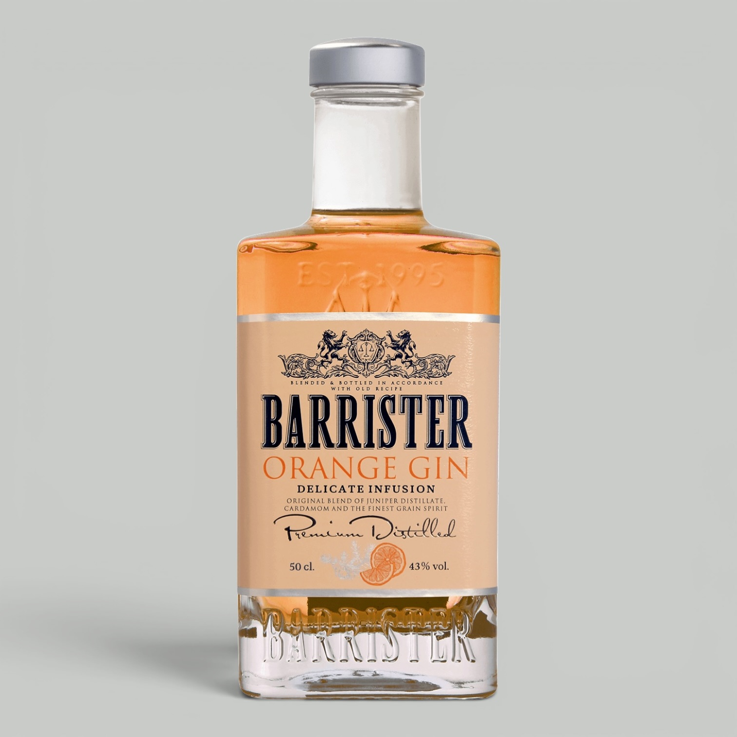 Джин Barrister Апельсин 0,5 л. 43%