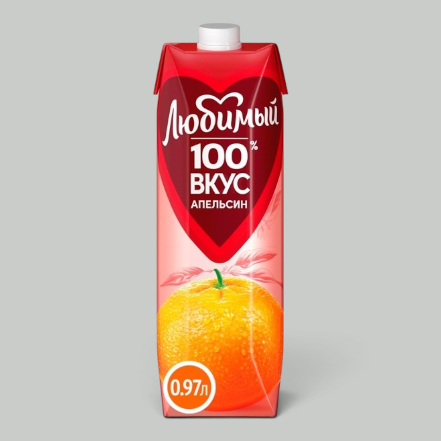 Нектар Любимый Апельсин с мякотью 0,97л