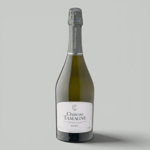 Вино Chateau Tamagne белое брют 0,75л 10%