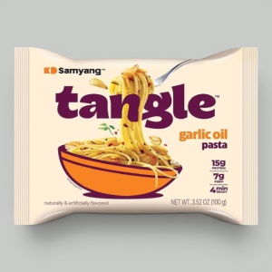 Лапша Tangle Чесночный соус 100гр