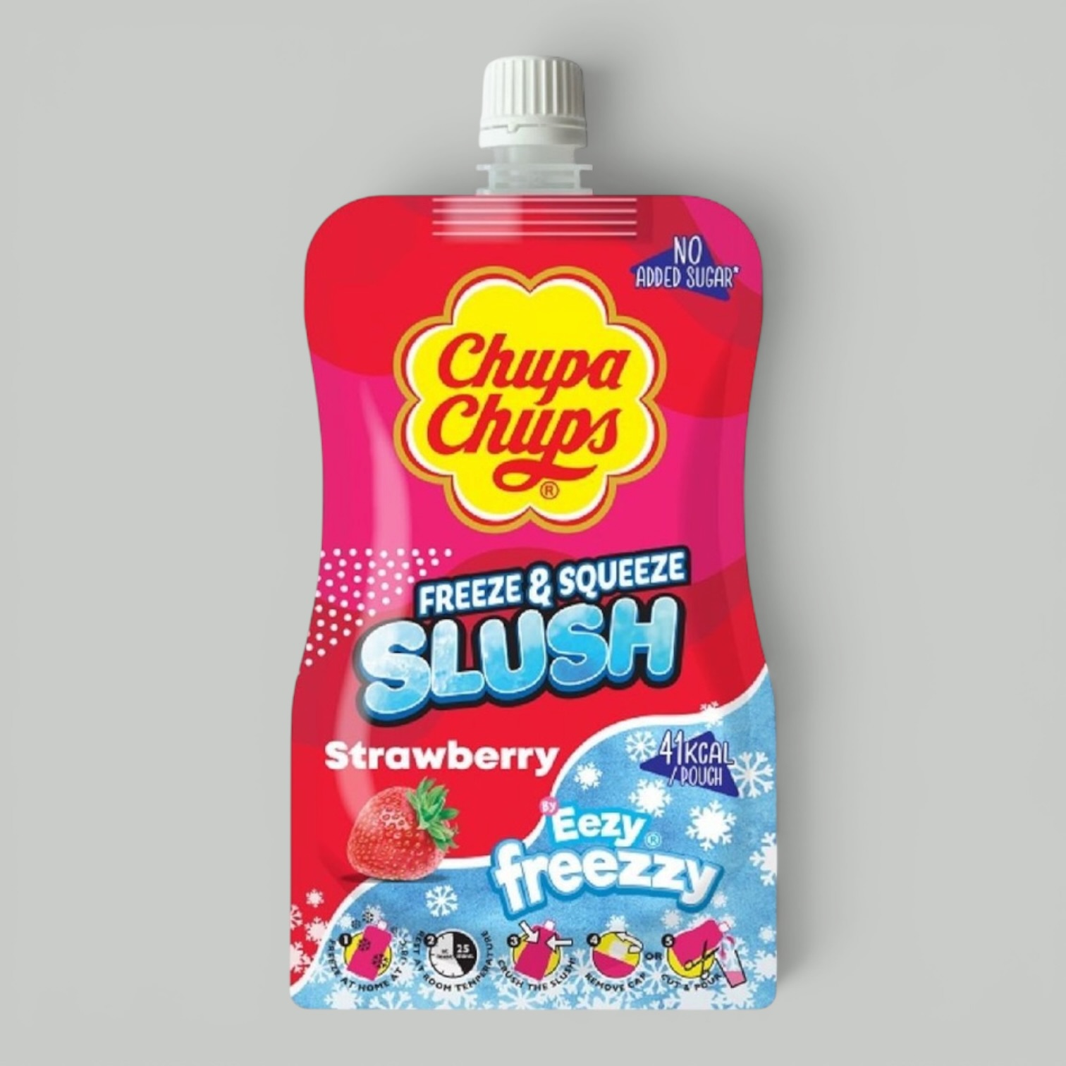 Напиток Chupa Chups Замороженная клубника 0,25л