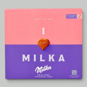 Конфеты Milka Клубника 110гр