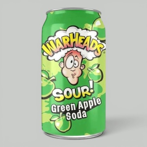 Напиток Warheads Sour Зеленое яблоко газ. 0,355л