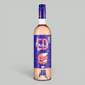 Вино Merlot розовое сухое 0,75 л. 13,5%