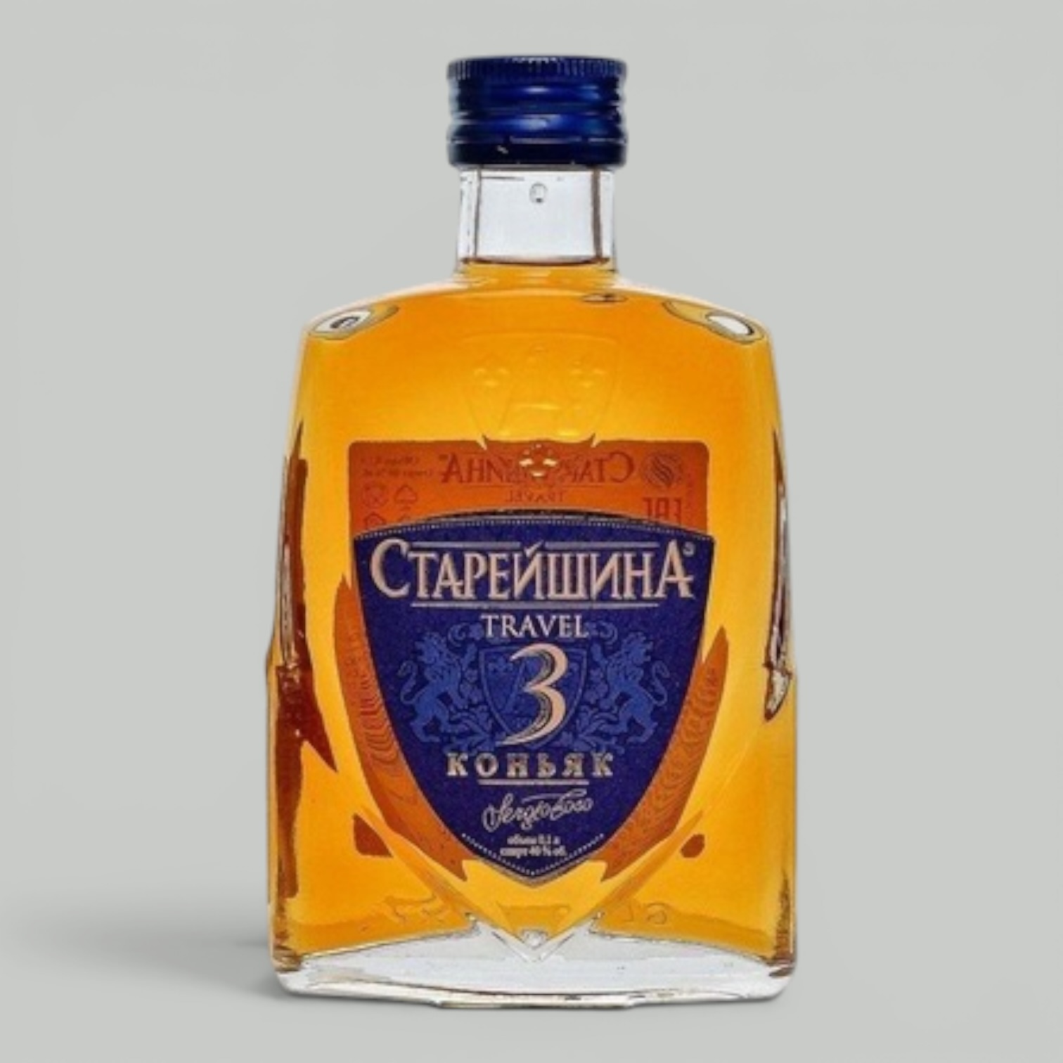 Коньяк Старейшина Travel трехлетний 0,1 л. 40%